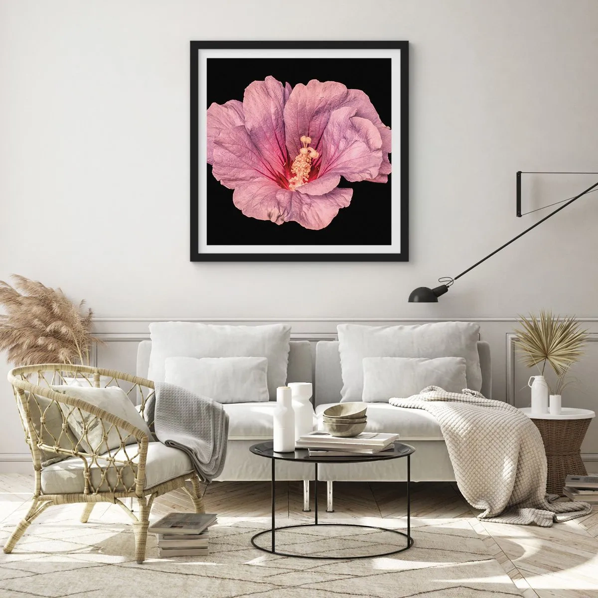 Plagát v čiernom ráme - Priamo do srdca - 40x40 cm