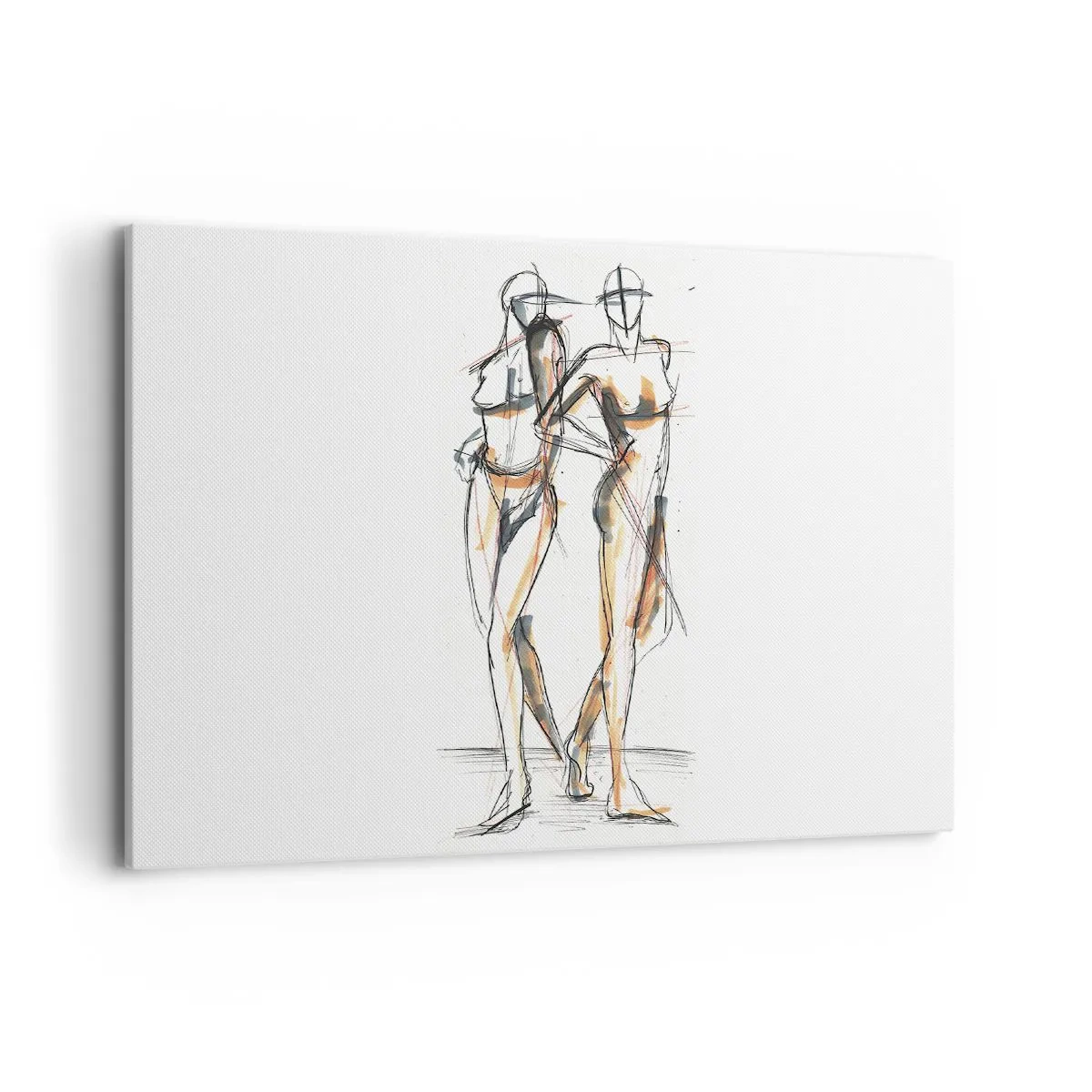 Obraz na plátne - Štúdia šarmu - 100x70 cm