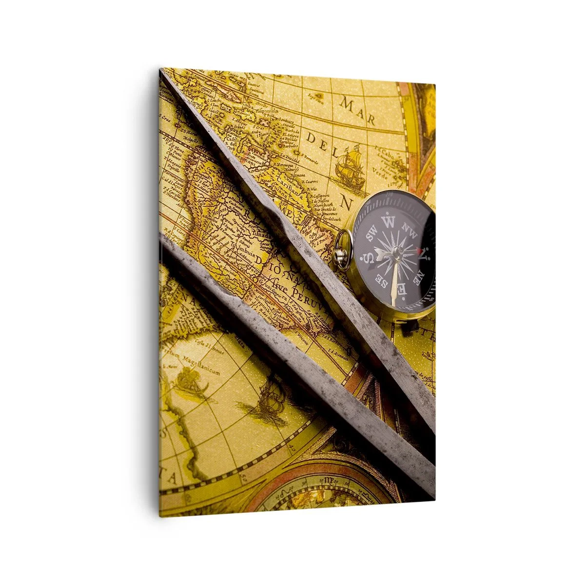 Obraz na plátne - Kde sú tie poklady? - 70x100 cm