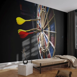 Fototapeta Premium Canvas - Presný zásah - Šport, Rivalita, Hra - 300x210 cm
