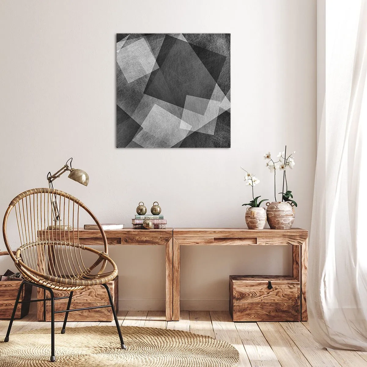 Obraz na plátne - Odveký symbol trvalosti a poriadku - 30x30 cm