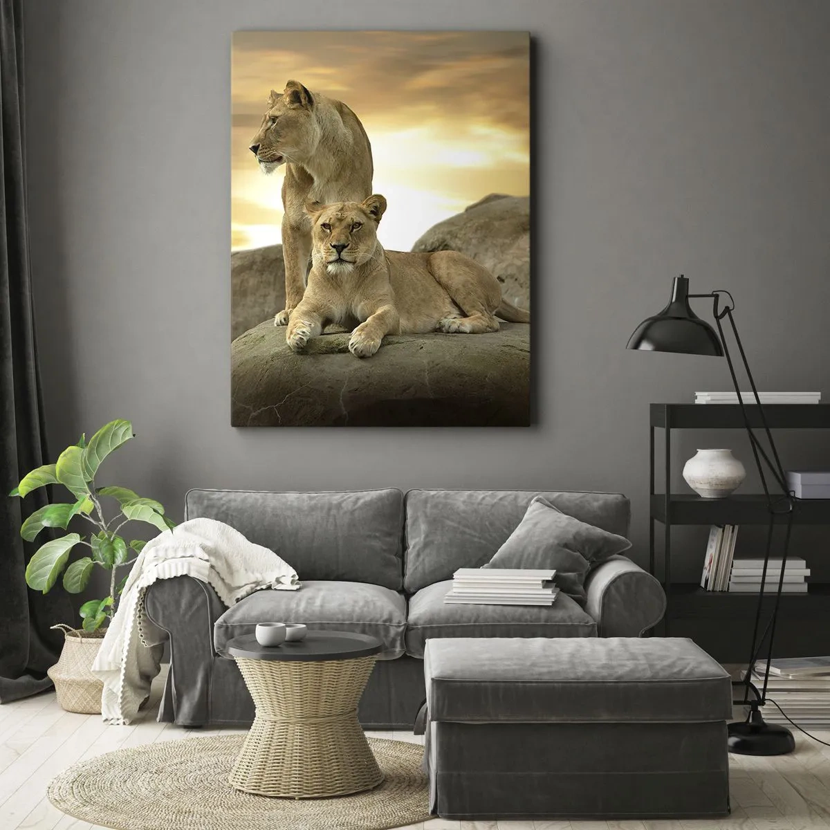 Obraz na plátne - Kráľovský majestát - 50x70 cm