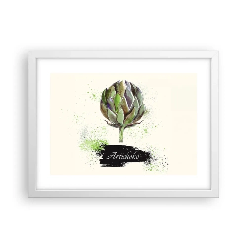 Plagát v bielom ráme - Nech žije zelenina! - 40x30 cm