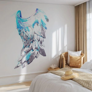 Fototapeta Standard Eco - Potrebujem krídla - Abstrakcia, Vtáčie krídlo, Vtáčie perie - 250x175 cm