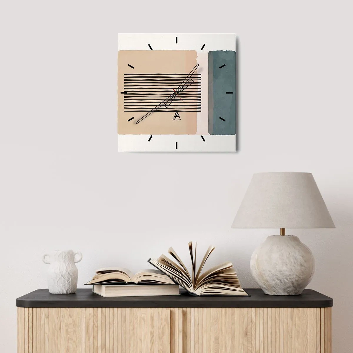 Nástenné hodiny - Všetko v poriadku - 30x30 cm