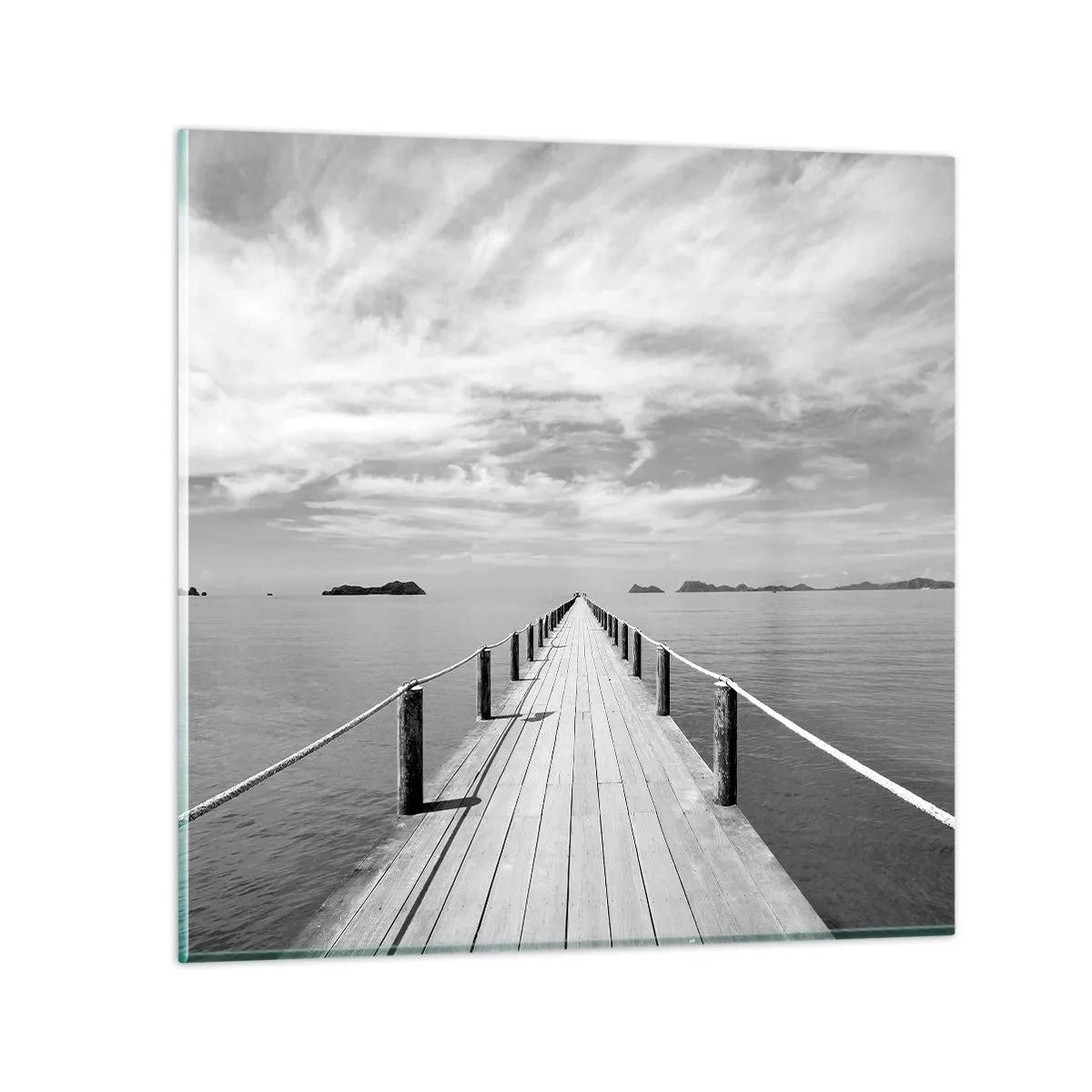 Obraz na skle - Čo tak cesta… - 60x60 cm