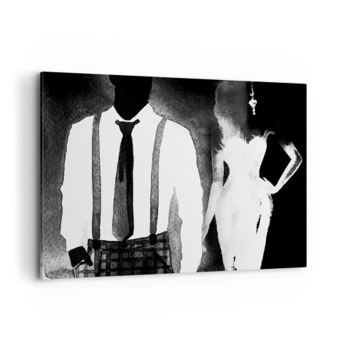 Obraz na plátne - V štýle noir - 100x70 cm