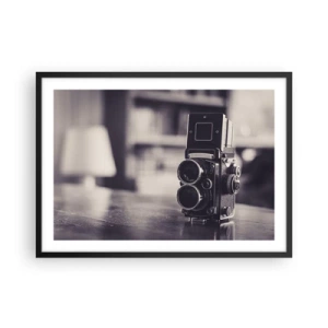 Plagát v čiernom ráme - Kúzlo starej fotografie - 70x50 cm