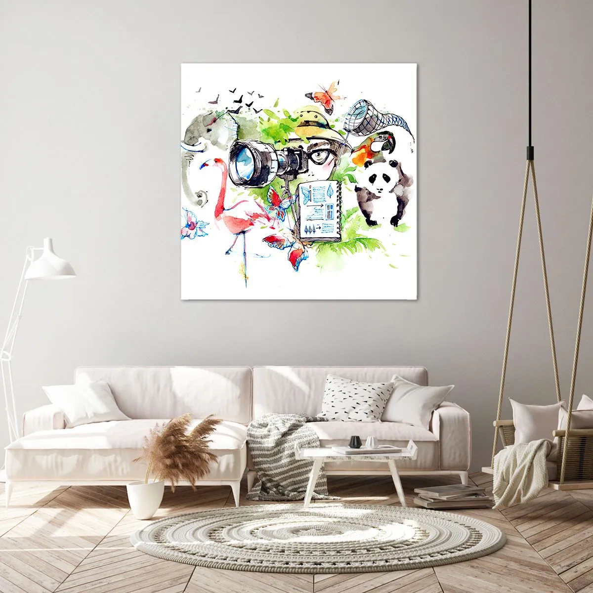 Obraz na plátne - Objektívom cestovateľa - 60x60 cm