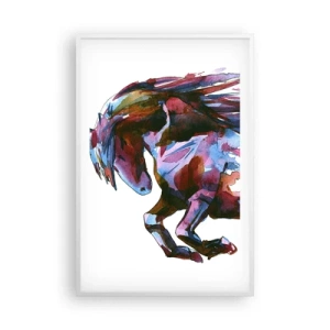 Plagát v bielom ráme - Nadšenie - 61x91 cm