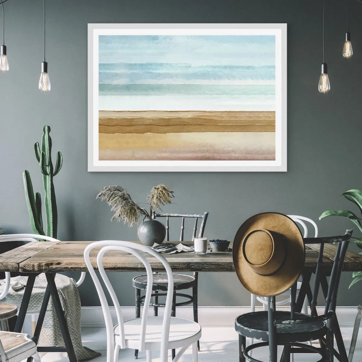 Plagát v bielom ráme - Utešenie - 91x61 cm