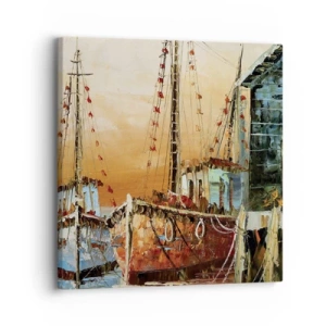 Obraz na plátne - Pokojný návrat - 30x30 cm