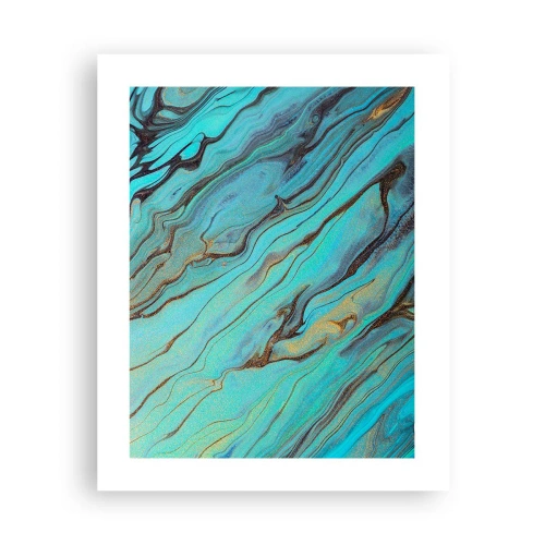 Plagát - Tyrkysový príliv - 40x50 cm