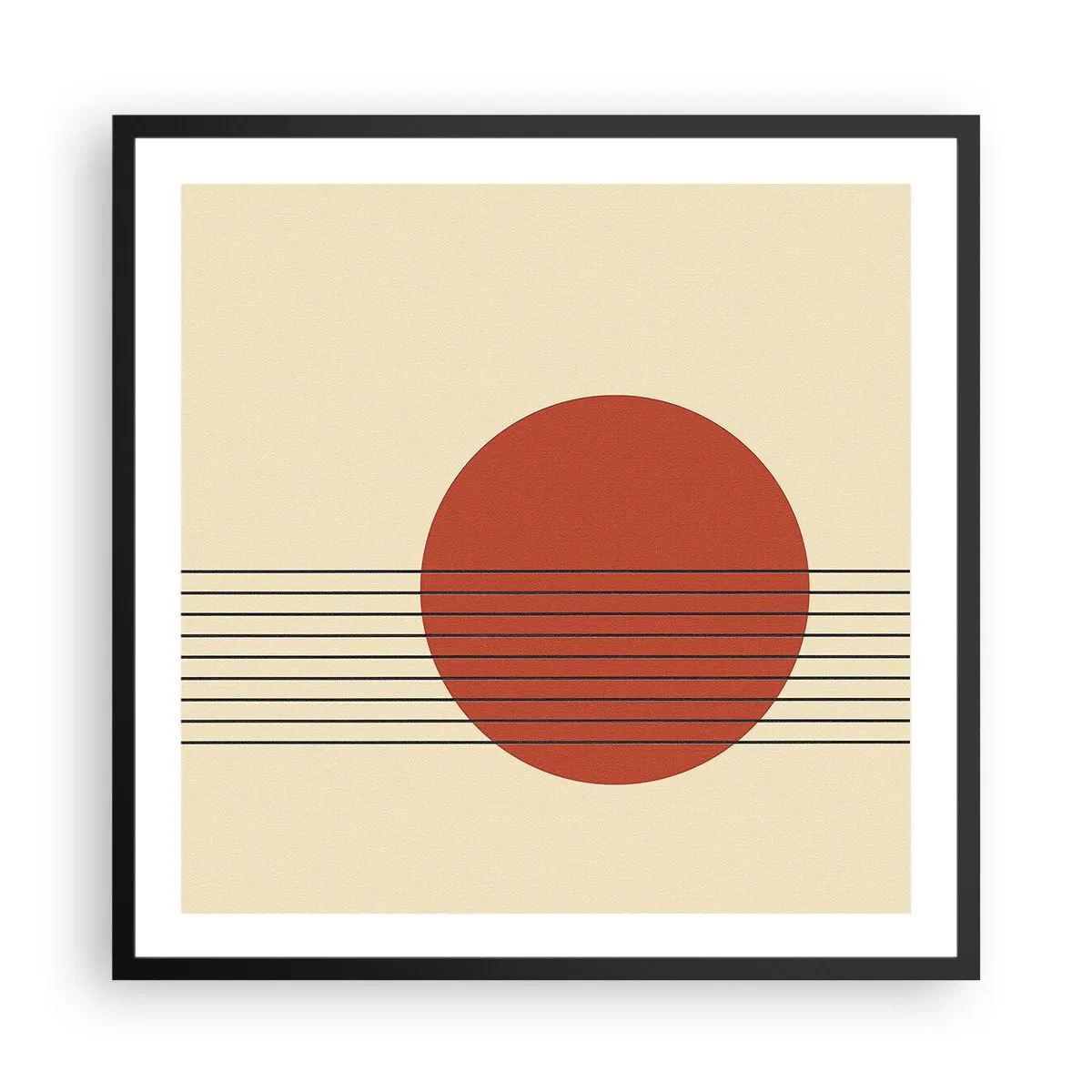 Plagát v čiernom ráme - Stále dookola - 60x60 cm