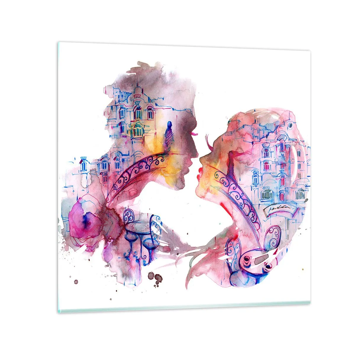 Obraz na skle - Tajomný most vzdychania - 30x30 cm