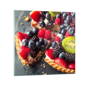 Obraz na skle - Dolce vita! - 40x40 cm