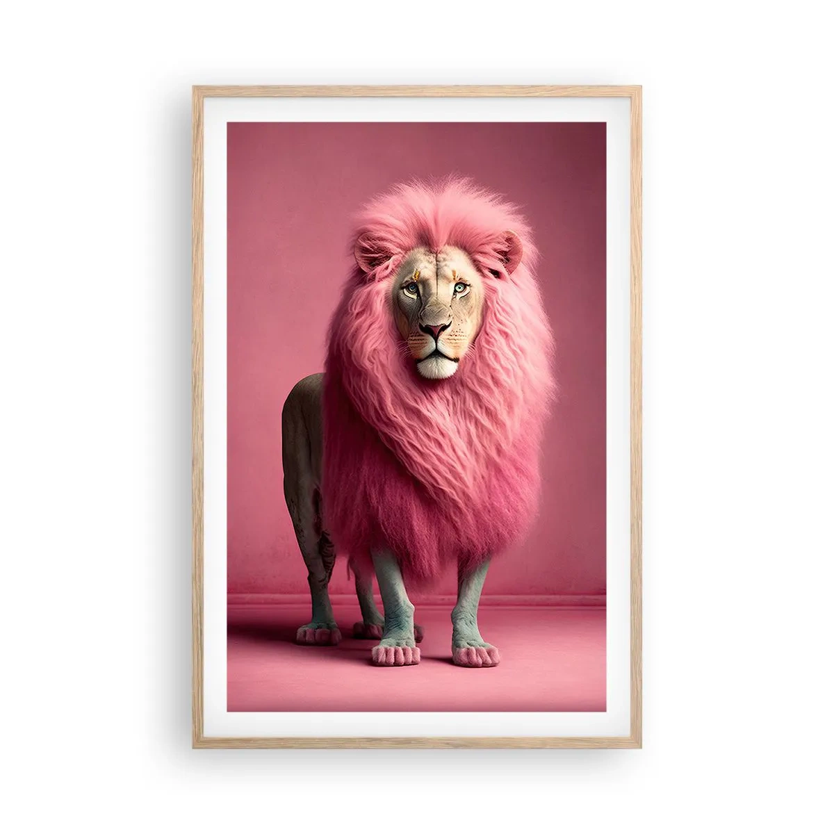 Plagát v ráme zo svetlého duba - A už sa nebojíš - 61x91 cm