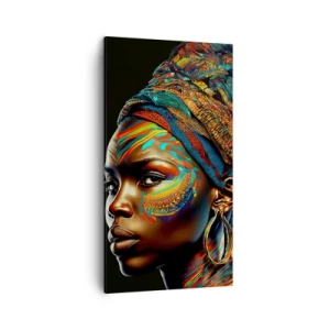 Obraz na plátne - Africká kráľovná - 45x80 cm