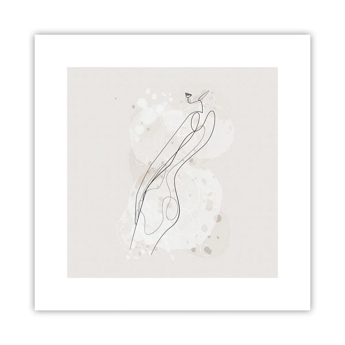 Plagát - Zablúdiť pohľadom - 30x30 cm