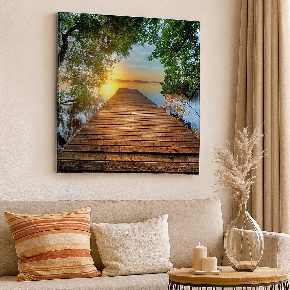 Obraz na plátne - Neponáhľaj sa, posaď sa - 30x30 cm