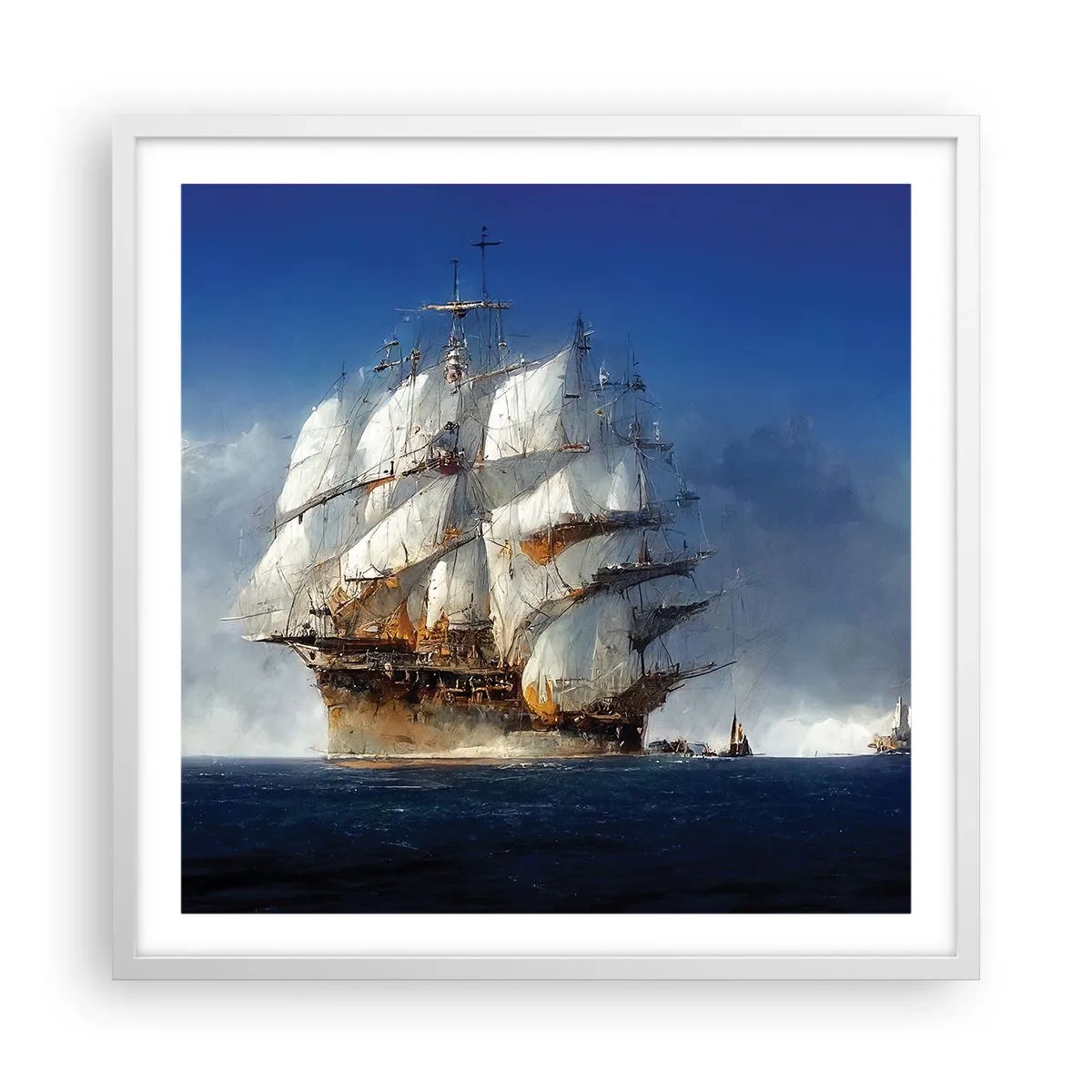 Plagát v bielom ráme - The great glory! - 60x60 cm