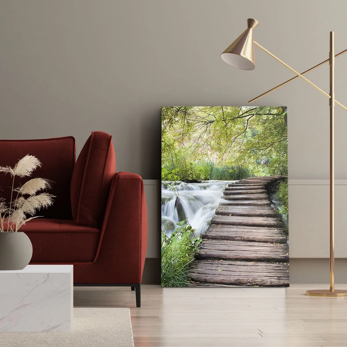 Obraz na plátne - Voda nie je vôbec tichá - 50x70 cm
