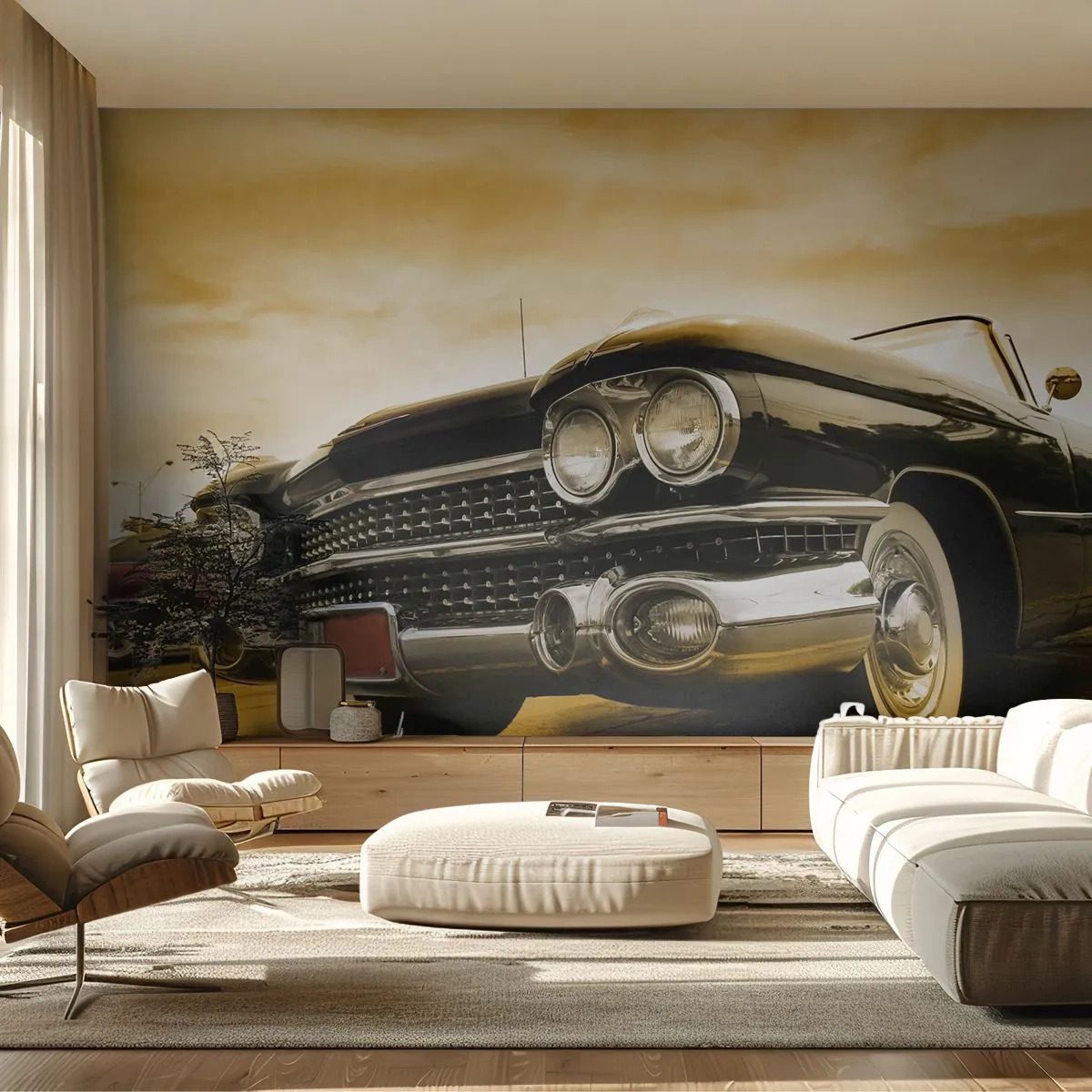 Fototapeta Premium Sand - Klasika nikdy neskončí - Auto, Automobilový priemysel, Retro - 400x280 cm