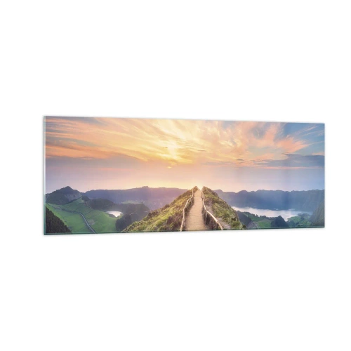 Obraz na skle - Blízko neba - 140x50 cm