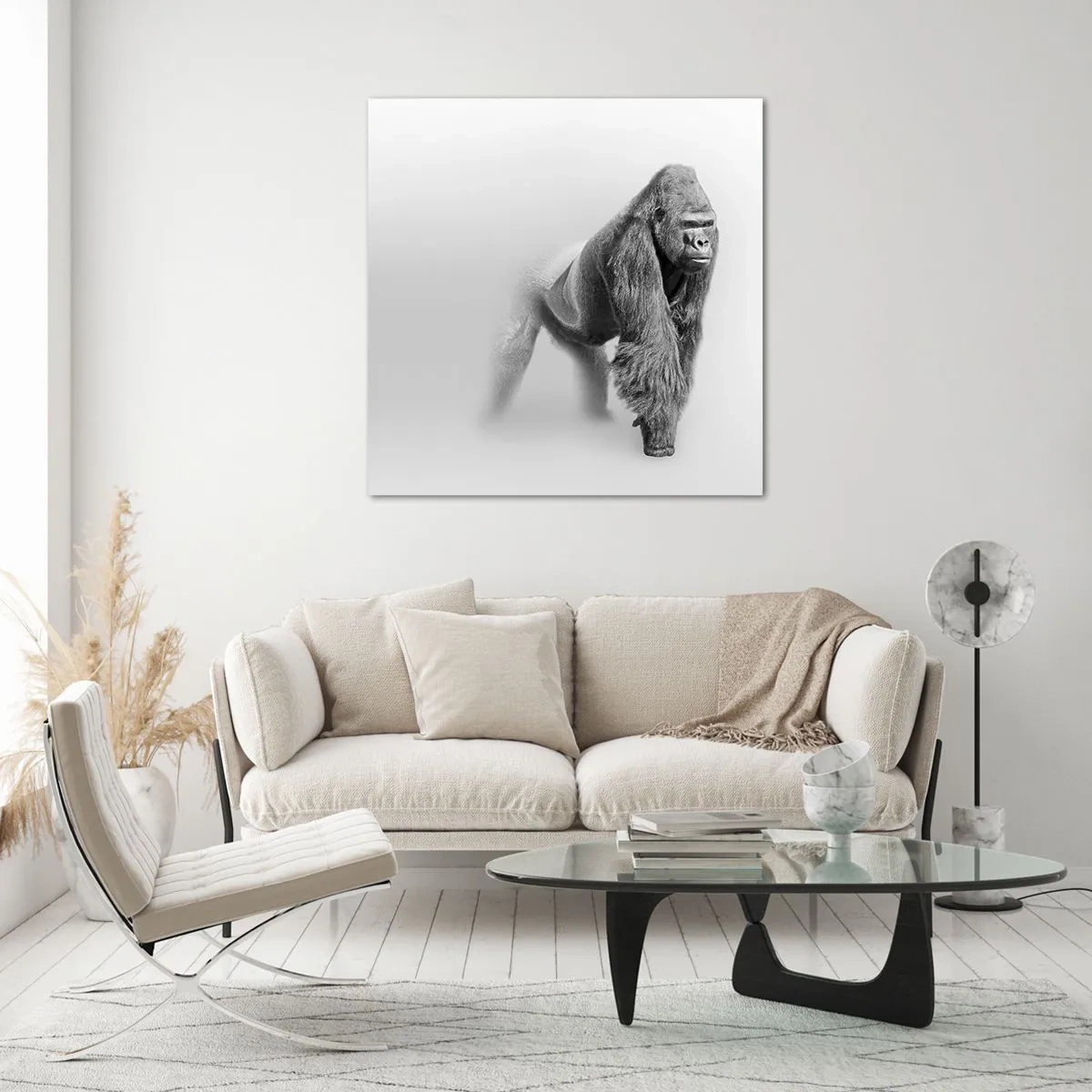 Obraz na skle - Istý si svojou silou - 60x60 cm