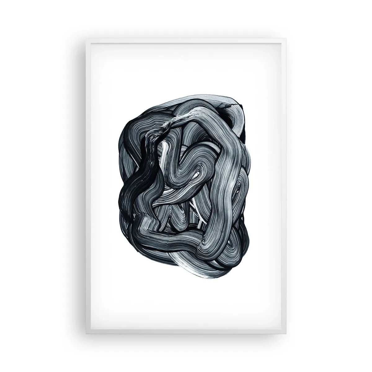 Plagát v bielom ráme - Nie je to tak jednoduché - 61x91 cm