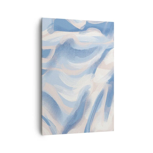 Obraz na plátne - Modré kolísanie - 70x100 cm