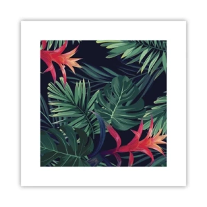 Plagát - Vzplanúť v zelenom - 30x30 cm