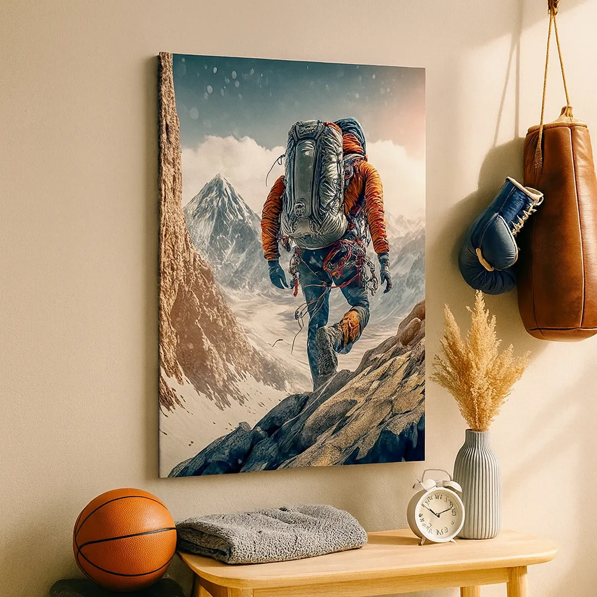 Obraz na plátne - Osamelý bojovník - 50x70 cm