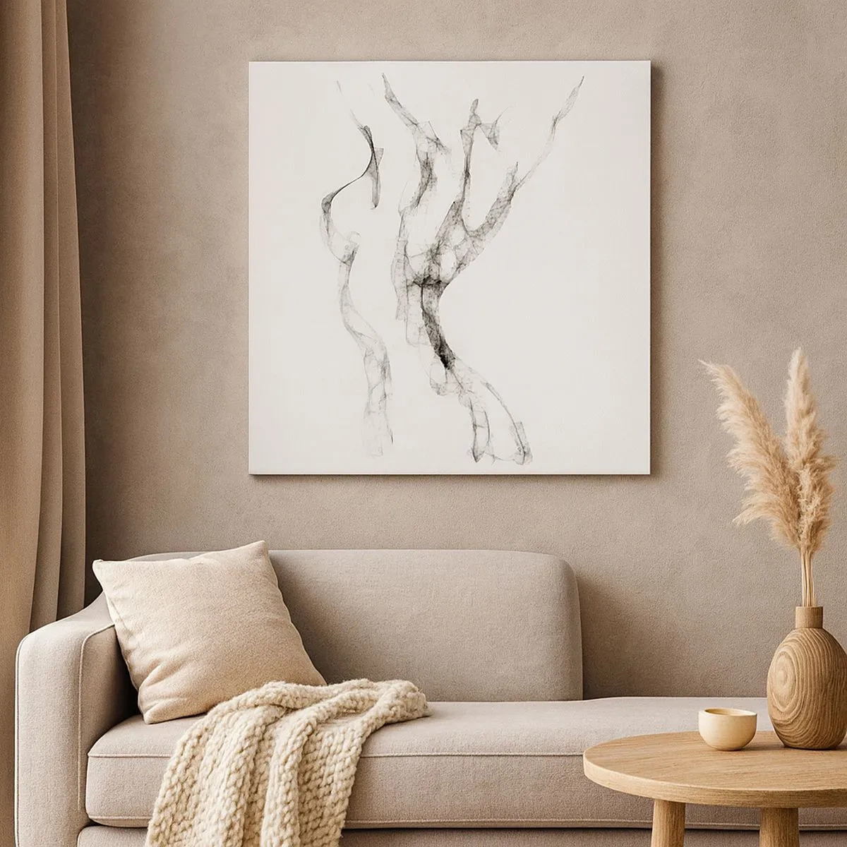 Obraz na plátne - Krásna a silná - 30x30 cm