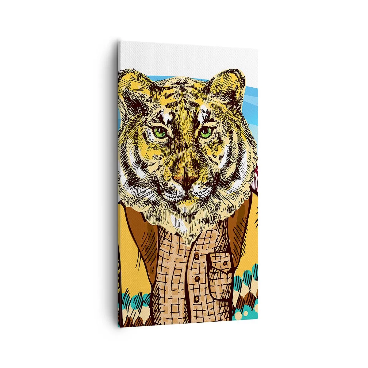 Obraz na plátne - Nie je tak divoký ako ho kreslia - 55x100 cm