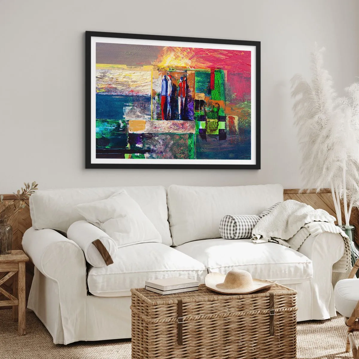 Plagát v čiernom ráme - Vzťahy a emócie - 91x61 cm