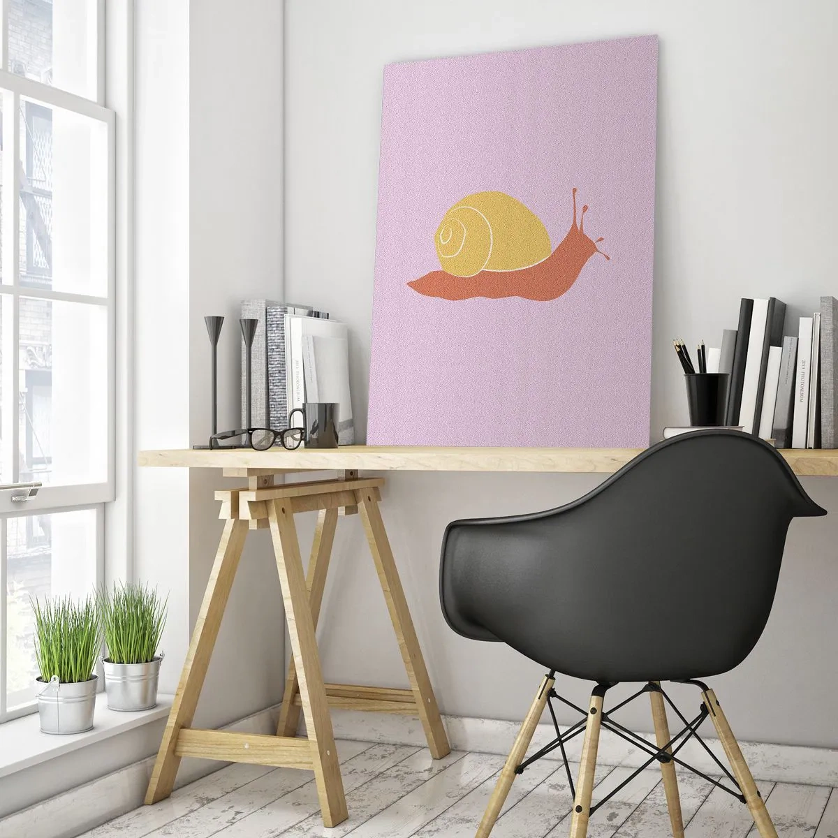 Obraz na skle - Nie je kam sa ponáhľať - 80x120 cm