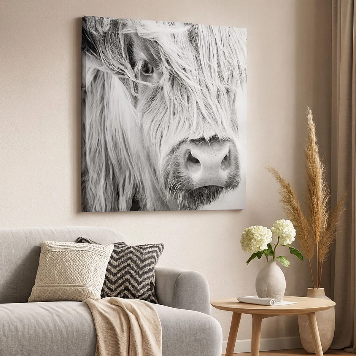 Obraz na plátne - Škótska divokosť - 30x30 cm