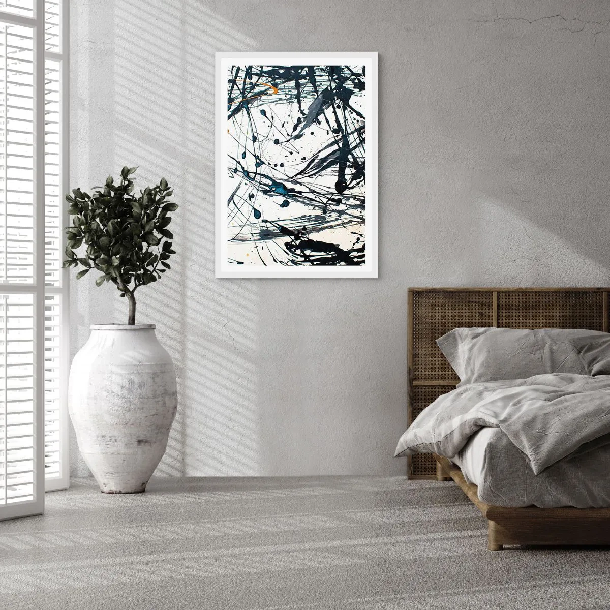 Plagát v bielom ráme - So zmyslom alebo bez zmyslu? - 40x50 cm