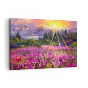 Obraz na plátne - V údolí v starostlivosti slnka - 120x80 cm