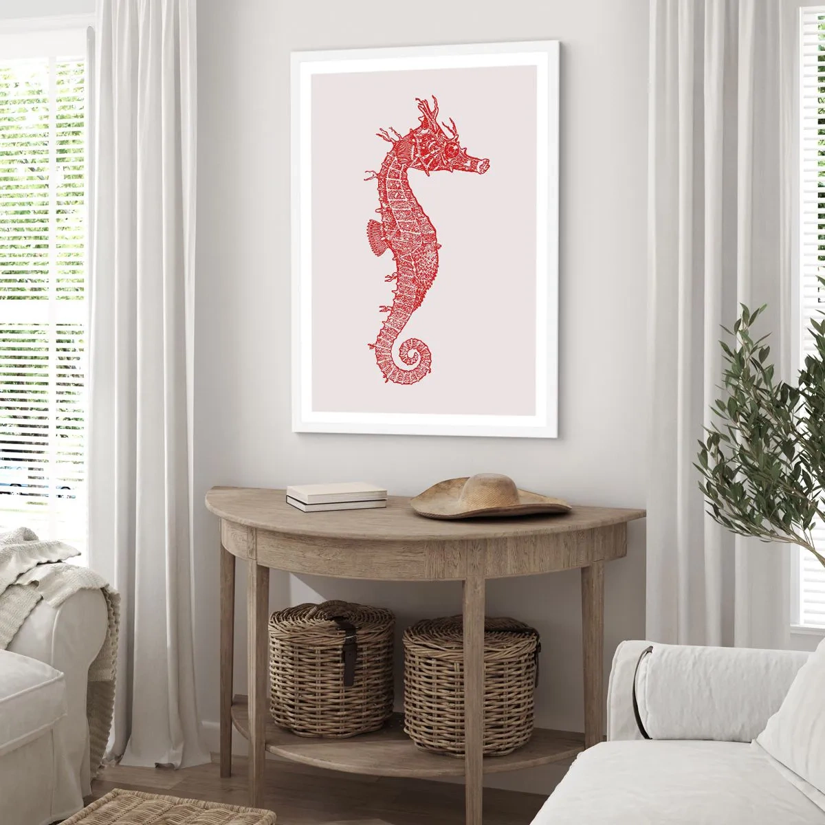 Plagát v bielom ráme - Perfektná bytosť - 61x91 cm