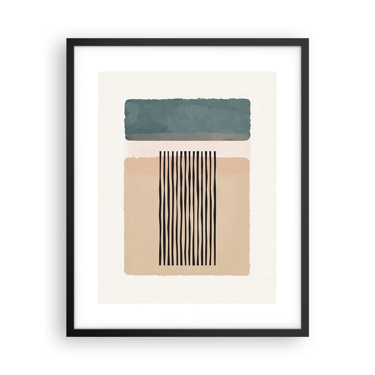 Plagát v čiernom ráme - Všetko v poriadku - 40x50 cm