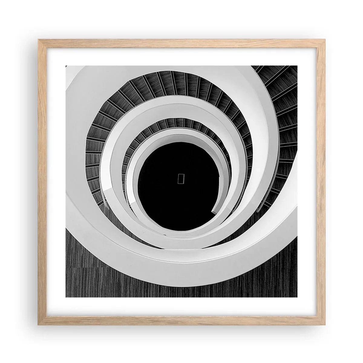 Plagát v ráme zo svetlého duba - K podstate vecí - 50x50 cm