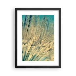 Plagát v čiernom ráme - Čakanie na vietor - 30x40 cm