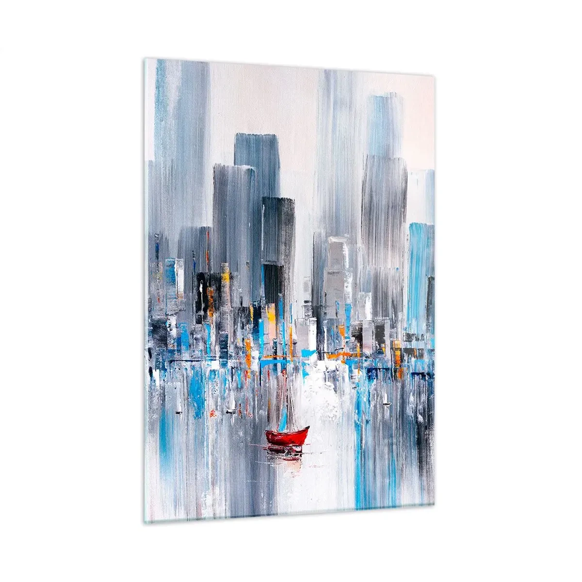 Obraz na skle - Metropola pri zálive - 50x70 cm