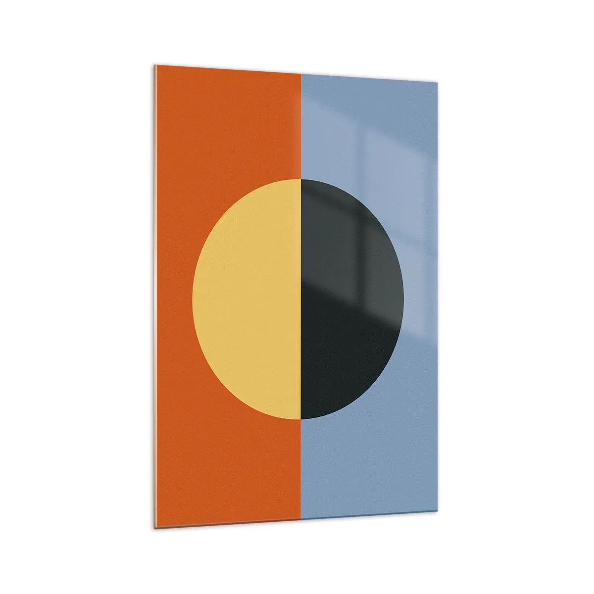 Obraz na skle - Kompozícia tepla a chladu - 70x100 cm