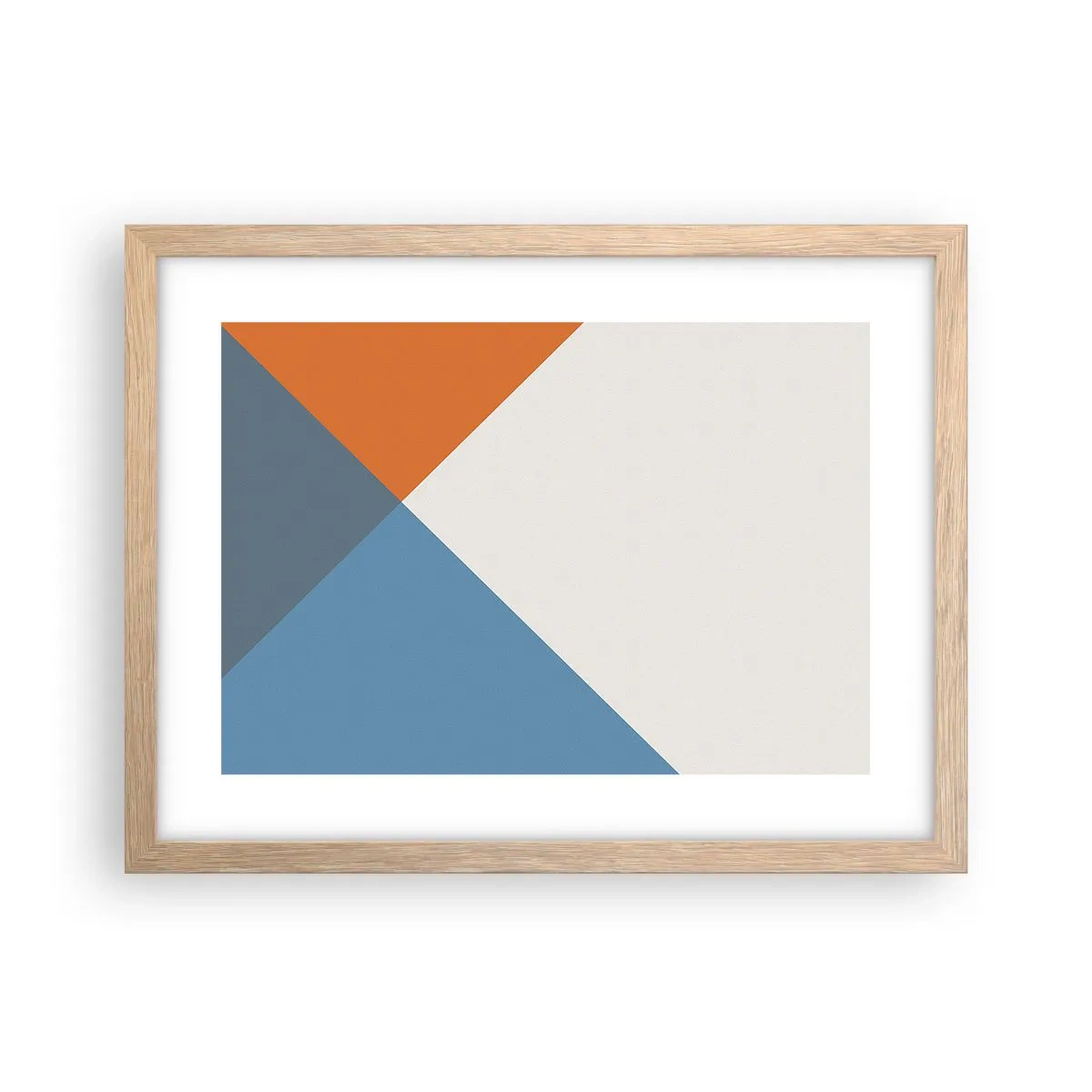 Plagát v ráme zo svetlého duba - Pod uhlom… - 40x30 cm