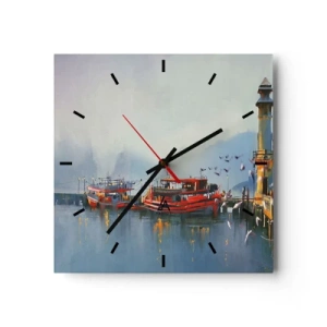 Nástenné hodiny - Na konci sveta - 30x30 cm