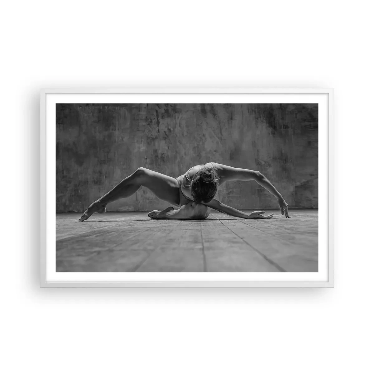 Plagát v bielom ráme - Nájdená symetria - 91x61 cm