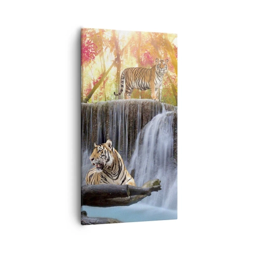 Obraz na plátne - Surrealistická krajina - 55x100 cm